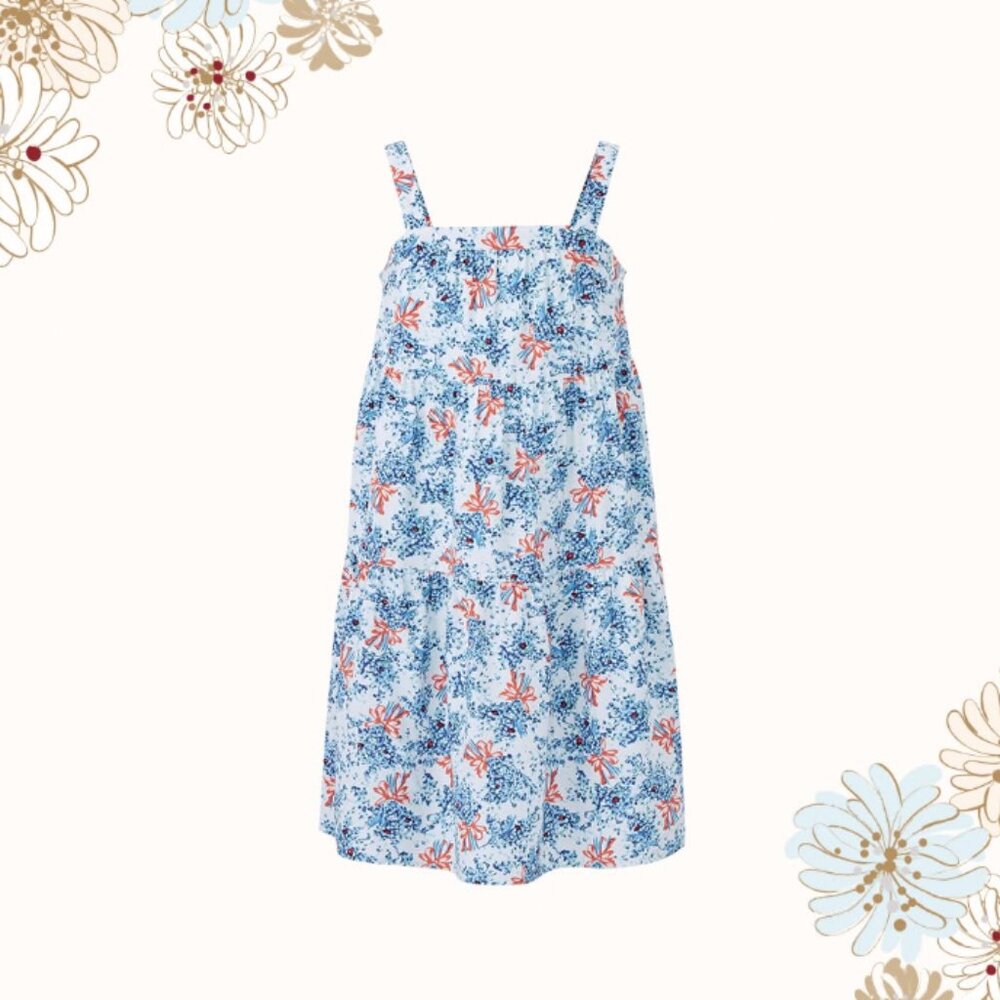 🌸💙 Uniqlo x Paul & Joe Sleeveless Dress – Size 7–8 (Girls) 💙🌸